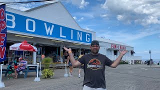 York Beach Maine Candle stick Bowling Fun O Rama and Beach￼ [upl. by Chui]