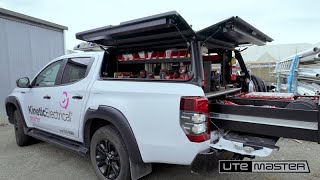 The Ultimate Electricians Ute Canopy Setup ⚡ [upl. by Aicissej258]