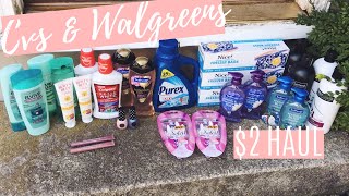 Cheap Shampoo and FREE makeup CVS amp Walgreens Couponing Haul 1061012 [upl. by Oralee]