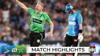 Stars spoil Strikers New Years Eve party at Adelaide Oval  BBL12 [upl. by Randene]