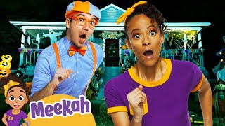 Meekah and Blippis Halloween Trick or Treat Mystery  Educational Videos for Kids  Meekah Kids TV [upl. by Oirasec389]