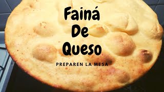 🔥 Como Hacer FAINA de QUESO RECETA CASERA FACIL 💥  Faina CASERA ⭐  Faina RECETA ⭐ [upl. by Aennil]