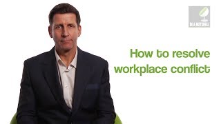 How to resolve workplace conflict  In a nutshell [upl. by Servetnick]