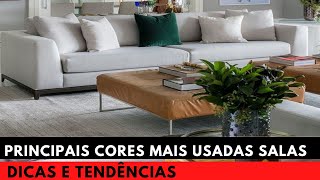 Principais Cores Mais Usadas nas Salas Dicas e Tendências [upl. by Reuben]