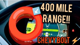 Can The Chevrolet Bolt Really Get A Max Range Of 400 Miles Lets Put It To The Test 👀 [upl. by Acinorahs14]