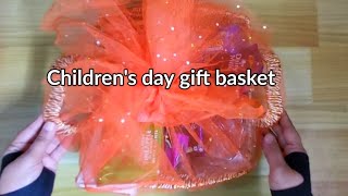 I received a gift today lets see whats in the gift basket HAPPY Childrens day 😊 [upl. by Nodnahs]