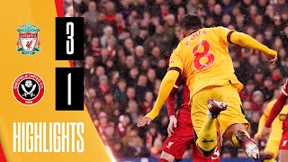 Liverpool 31 Sheffield United  Premier League highlights [upl. by Alamaj]