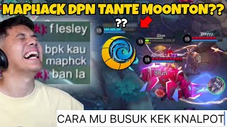 MAPHACK DI DEPAN TANTE MOONTON BERANI BGT NI ORANG [upl. by Pearla]