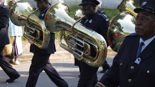 ST ENGENAS ZCC BRASS BAND AND HIS LORDSHIP BISHOP ENGENAS JOSEPH LEKGANYANE IN SWAZILAND [upl. by Beatrice]