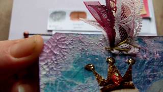 Tim Holtz Distress Crackle Paint Versus Traditional Crackle Medium  With samples amp projects [upl. by Photima]