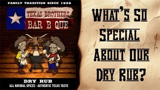 Texas Brothers BBQ Dry Rub  All Natural Spices Gluten Free [upl. by Edas]