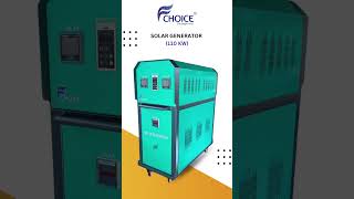 Solar Generator 110kw  F Choice Solar generator solar industrial fchoicesolar [upl. by Mcbride313]