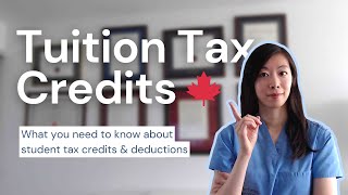 TUITION TAX CREDITS Explained for Canadian Students T2202 TD1 amp T1213 forms [upl. by Nancy78]