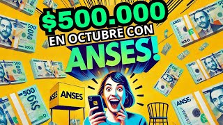 ANSES 500000 en Octubre Descubrí si sos una de las beneficiarias [upl. by Norrag]