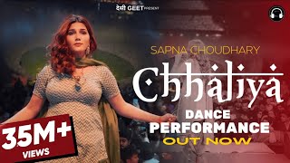 Chhaliya  Sapna Choudhary Dance Performance  New Haryanvi Songs Haryanavi 2024 [upl. by Kinney813]