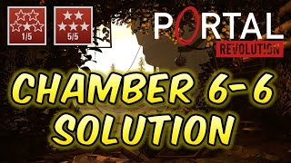 Portal Revolution  Chapter 6  Chamber 6 Solution Walkthrough [upl. by Bruni993]