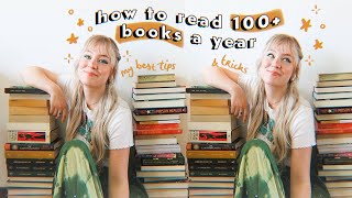 How I read 100 books a year 📚📚 10 tips for reading MORE [upl. by Disini]