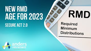 2023 Required Minimum Distribution RMD Changes  Secure Act 20 [upl. by Patrick]