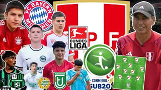 INTERNACIONAL XI TITULAR de SELECCIÓN PERUANA SUB 20 con CHEMO para SUDAMERICANO AREQUIPA 2025 [upl. by Ahtar911]