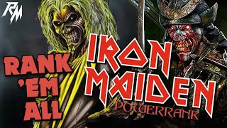 IRON MAIDEN Albums Ranked From Worst to Best  Rank Em All [upl. by Eissoj761]