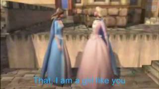 Barbie  The Princess And The Pauper  A Girl Like You Lyricsflv [upl. by Margo]