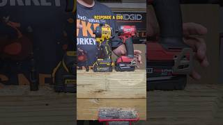 Dewalts easily Beats Milwaukee dewalt tooltestraw milwaukee dewaltvsmilwaukee howto diy wow [upl. by Kori]