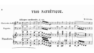 Mikhail Glinka Trio Pathétique 1832 [upl. by Nerot]