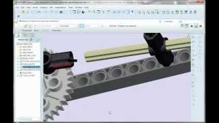 ProE Tutorial  Mechanism Simple Piston TCNJ [upl. by Canter116]