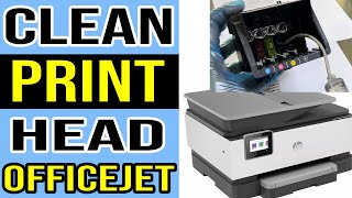 How to Manually Clean Printhead on HP Officejet Printers All Models [upl. by Buzzell]