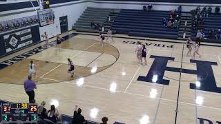 Hudson High School  IA  vs East Marshall High School Womens JV Basketball [upl. by Nelleh]