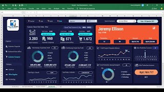 ULTIMATE MODERN DASHBOARD UI DESIGN  NO PIVOT 100 FORMULA AND MACRO [upl. by Fennie757]