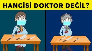 Daha Hızlı Düşünmenizi Sağlayacak 17 Zeka Sorusu ve Bulmaca [upl. by Oynotna]