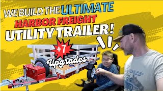 The Ultimate Harbor Freight Utility Trailer Build [upl. by Araf754]