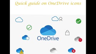 Quick guide on OneDrive status icons [upl. by Suired683]