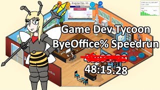 WR Game Dev Tycoon ByeOffice Speedrun 481528  TheMadWasp [upl. by Akemihs]