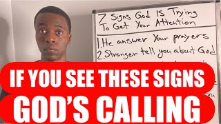 7 SIGNS GOD IS TRYING TO GET YOUR ATTENTION [upl. by Eixel254]