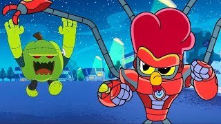 Chuck Chicken Power Up  Halloween episodes collection  Cartoon show [upl. by Helas]