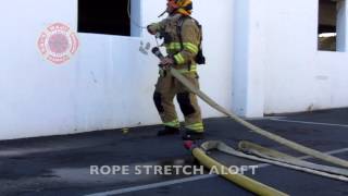 HOSE DEPLOYMENT  ROPE STRETCH ALOFT [upl. by Andrus252]