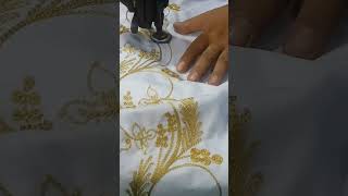 altar cloth using kadineta chainstitchmachine [upl. by Fusco]