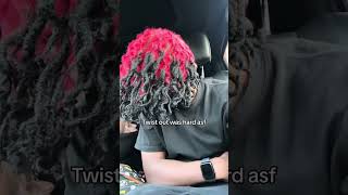 1 year Reverse ombre dread journey [upl. by Ayifas]