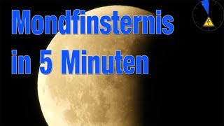 Mondfinsternis 27072018 in Viechtach lunar eclipse timelapse [upl. by Moffit772]