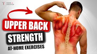 How To Strengthen Your Upper Back And Neck At Home [upl. by Dinah946]