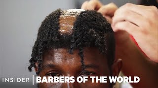 Texas Man Weave Master  Barbers Of The World  Insider [upl. by Arabele815]