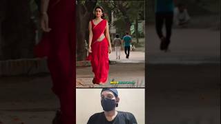 Payal Rajput Hot In Red Saree Reaction shorts [upl. by Hilbert]