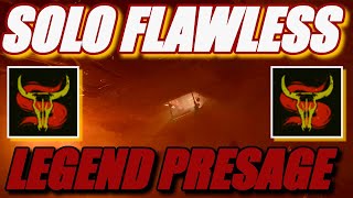 EASILY Solo Flawless LEGEND Presage Exotic Mission Playlist WK1  Season Of The Witch Destiny 2 [upl. by Yttig907]