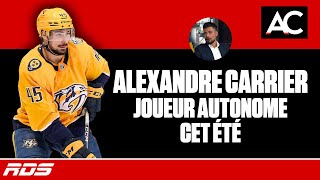 Alexandre Carrier veut rester avec les Predators [upl. by Lonyer]