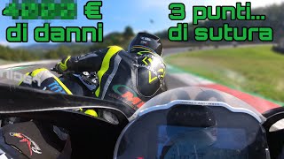 MUGELLO CRASH  Gara 5° round Trofeo Italiano Amatori 1000 avanzato 2022 [upl. by Fianna708]