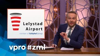 Lelystad Airport en Schiphol  Zondag met Lubach S07 [upl. by Lelah]