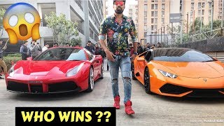 Lamborghini Vs Ferrari Drag Race  Who Wins [upl. by Wilde]