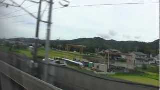 【HD車窓】JR東海道新幹線こだま646号東京行 三河安城豊橋20120828 [upl. by Schuh]